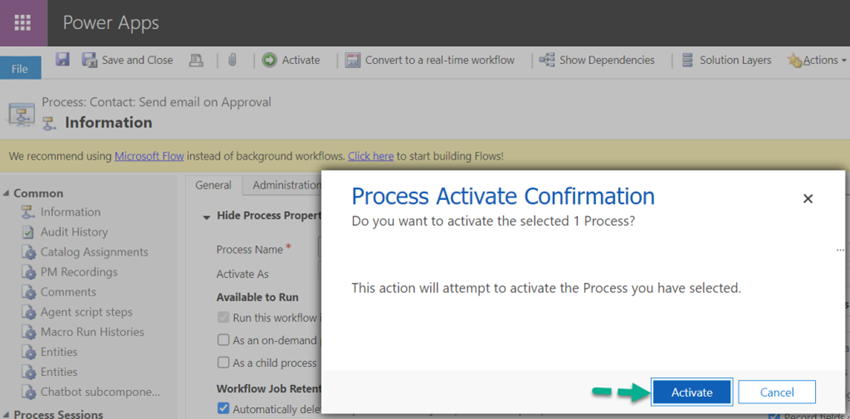 Dynamics CE Workflow Not Triggering On A Field Change